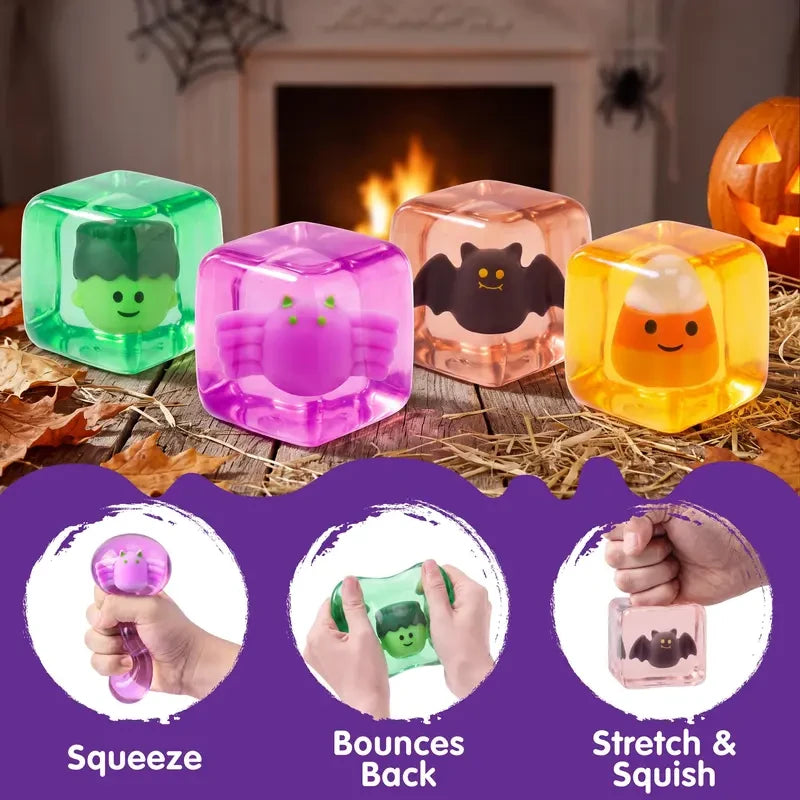 Glow in the Dark Halloween Stress Cube