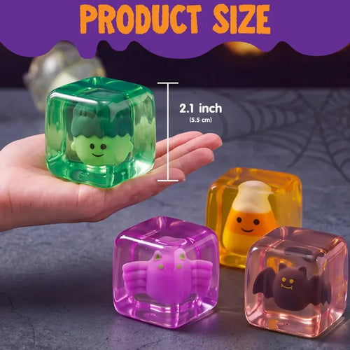 Glow in the Dark Halloween Stress Cube